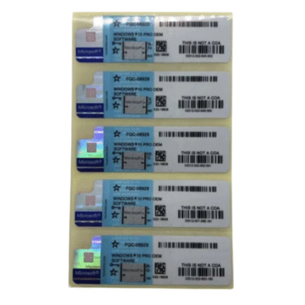 Windows 10 Pro OEM Sticker