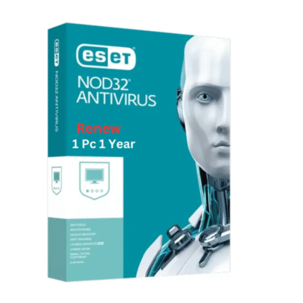Renew Eset Nod32 Antivirus 1 Pc 1 Year