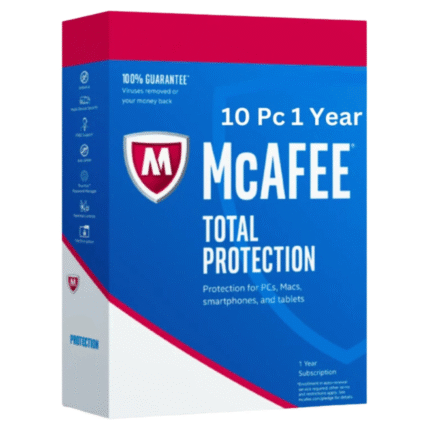 Mcafee Total Protection 10 User 1Year