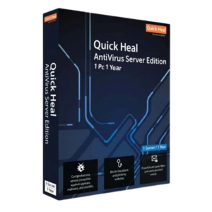 Quick Heal Antivirus for Server 1 User 1 Year - Reliable server protection