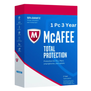 McAfee Total Protection 1 Pc 3 Years