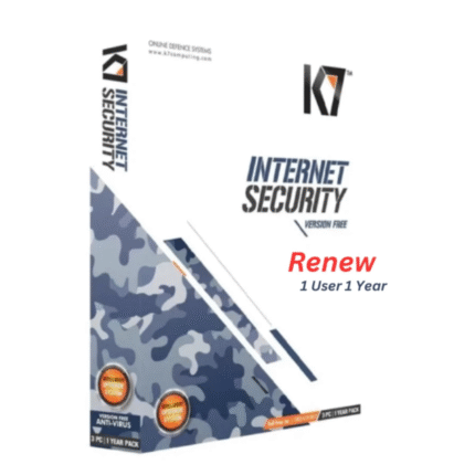 Renew k7 Internet security 1 User 1 Year