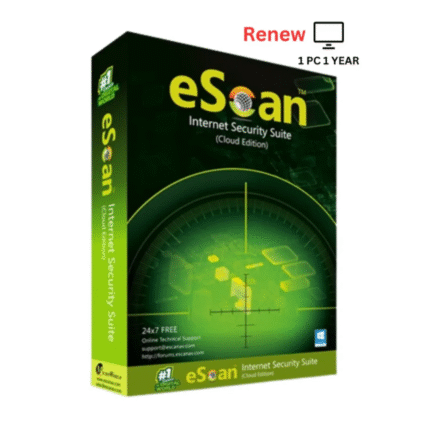 Renew Escan Internet Security 1 User 1 Year